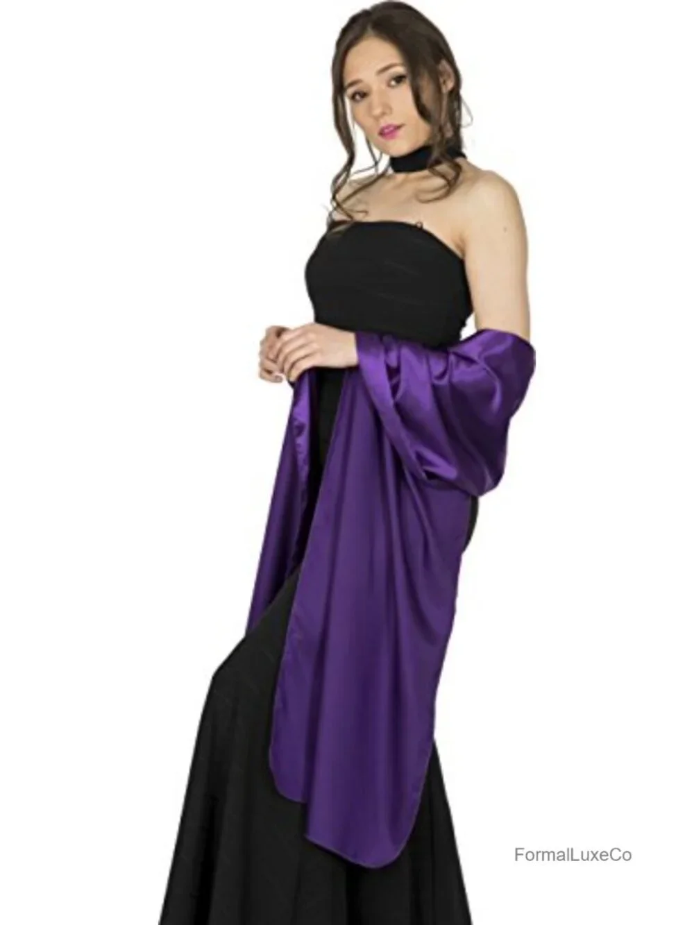 Satin Shawl Bridesmaid Wedding Wrap Scarf